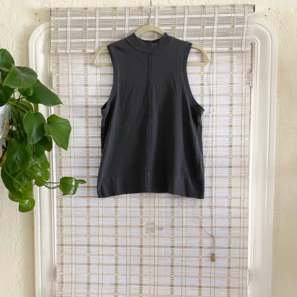 ANTHROPOLOGIE Mock Neck Tee